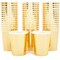 50 Pack 9oz Gold Party Disposable Cups for Hot Drinks, Party Supplies, Weddings, Bridal Showers